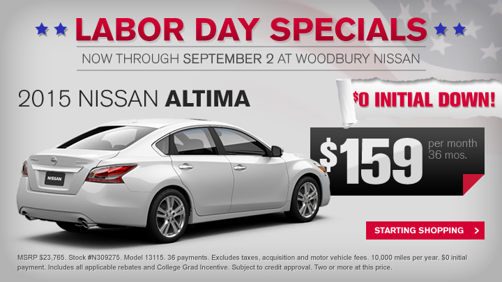 2017 Nissan Altima Lease Special Woodbury